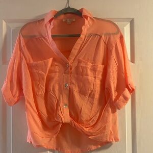 4 for $20 Lily Star Women's peachy orange Shirt